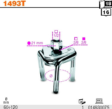 BETA KLUCZ SAMONASTAWNY DO FILTRÓW OLEJU