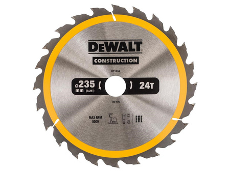 DEWALT PIŁA TARCZ.235x30mmx24z