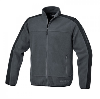 BETA KURTKA POLAROWA SZARA ZE WSTAWKAMI Z POLIESTRU 280 GRAM SZARA 7622G - ROZMIAR XXL