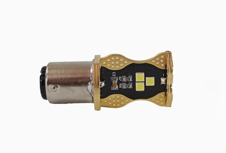 Żarówki P21/5W LED 9 LED 9-24V MLEC Biała 6000k