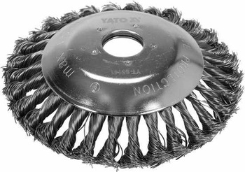 YATO SZCZOTKA DRUCIANA DO KOSY 150*25,4mm