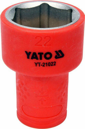 YATO NASADKA IZOLOWANA  6-KĄTNA   3/8" 22mm