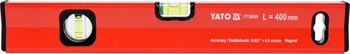 YATO POZIOMNICA UCHWYT 2-LIBELE  400mm MAGNETYCZNA