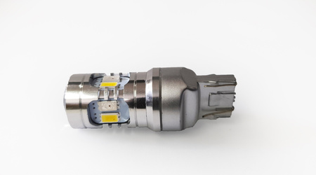 Żarówki W21/5W 7443 LED BIAŁO CZERWONA USA