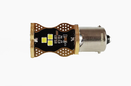 Żarówki P21W LED 9 LED 9-24V MLEC Biała 6000k