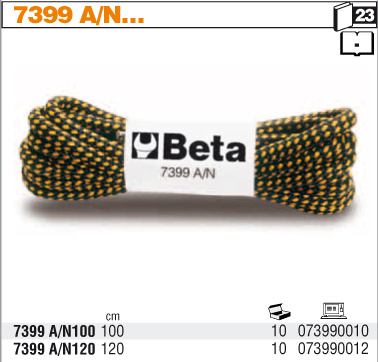 BETA SZNUROWADŁA ZAPASOWE, OPAKOWANIE 10 PAR