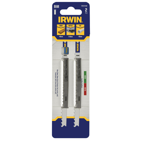 IRWIN BRZESZCZOT BIM DO WYRZYNARKI / TYP U METAL (3-10mm), DREWNO (<65mm) i tworzyw sztucznych (<30