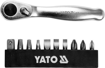 YATO ZESTAW KOŃCÓWEK Z GRZECHOTKĄ 11szt.