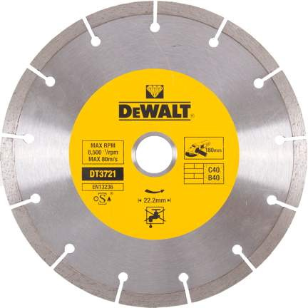 DEWALT TARCZA DIAM.SEG. 180mm