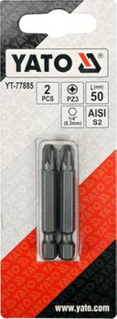 YATO KOŃCÓWKA 1/4"x50mm PZ3 /2szt.