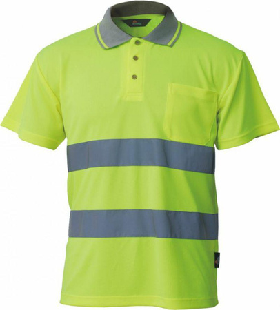 BETA KOSZULKA POLO COOLPASS OSTRZEGAWCZA VIZWELL VWPS01-A (ŻÓŁTA) - ROZMIAR XXL