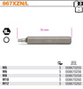 BETA KOŃCÓWKA WKRĘTAKOWA PROFIL XZN / SPLINE DŁUGA M5 x 75mm 10mm