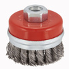 IRWIN SZCZOTKA DOCZOŁOWA M14 70mm z drutu plecionego do szlifierek kątowych do metalu i betonu