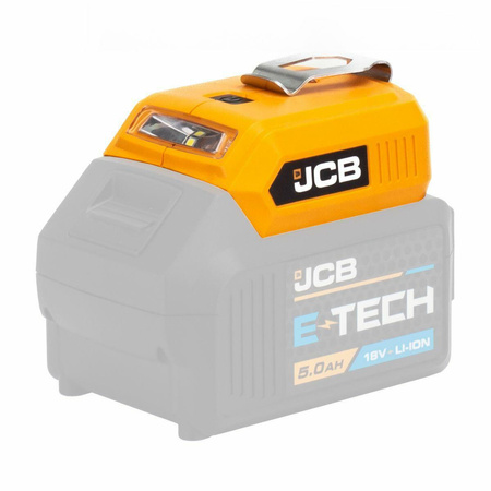 JCB ADAPTER DO ŁADOWANIA USB, Z LATARKĄ LED