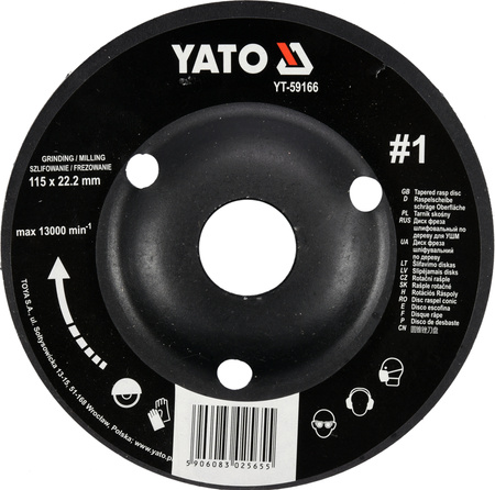 YATO TARNIK SKOŚNY 115mm NR1