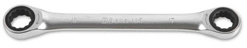 BETA KLUCZ OCZKOWY Z MECHANIZMEM ZAPADKOWYM, DWUSTRONNY, DWUNASTOKĄTNNY 8x10mm