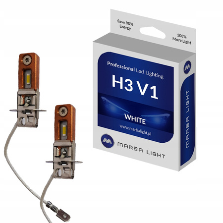 Żarówki Przeciwmgielne H3 LED MLV1H3