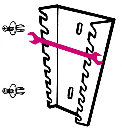 BETA UCHWYT DO KLUCZY PŁASKICH (8 szt.) 8888/S55/8