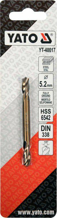 YATO WIERTŁO DO METALU DWUSTRONNE  5,2mm