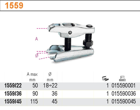 BETA ŚCIĄGACZ DO PRZEGUBÓW KULOWYCH 1559/36
