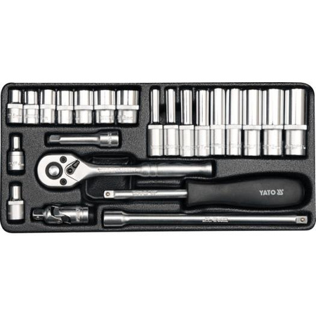 YATO ZESTAW KLUCZY  1/4" 23 elem. 14421