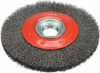 YATO SZCZOTKA TARCZOWA 200x32mm INOX
