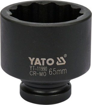 YATO NASADKA UDAROWA 12-KĄTNA 1"  KRÓTKA DO PIAST 65mm