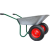 AWTOOLS TACZKA OGRODOWA 100L DWA KOŁA FELGI METALOWE
