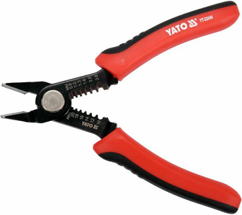 YATO OBCINAK ELEKTRYCZNY 140mm Z FUNKCJĄ ŚCIĄGANIA IZOLACJI