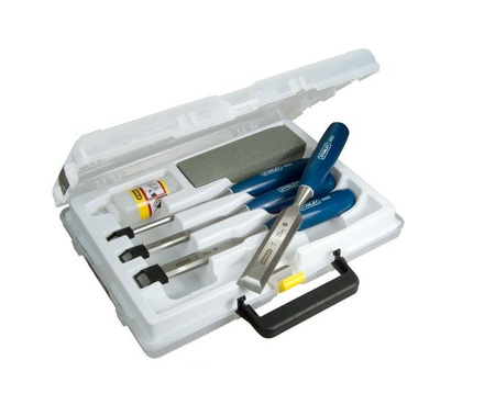 STANLEY DŁUTA KOMPLET SERIA 5002 4szt. /6-12-18-25mm/ + OSEŁKA + OLEJ