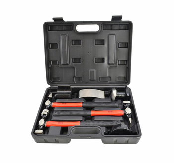 AWTOOLS ZESTAW MŁOTKÓW BLACHARSKICH 7el. / WALIZKA BLACK LINE