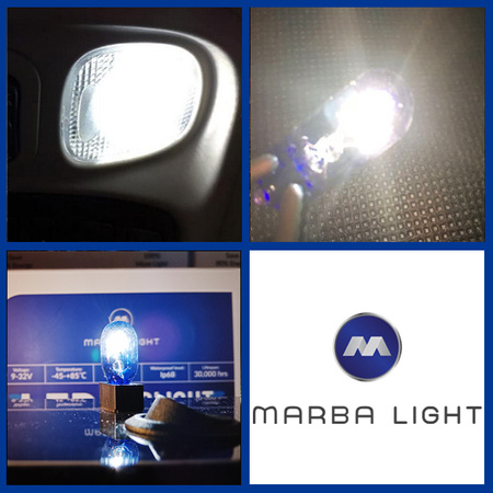 ŻARÓWKI MARBA LIGHT WHITE EFFECT W5W T10 12V