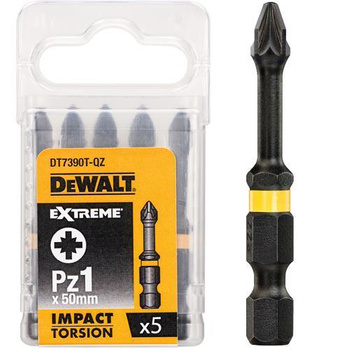 DEWALT KOŃCÓWKA UDAROWA PZ1x50 5szt. EXTREME IMPACT TORSION