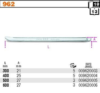BETA ŁYŻKA SAMOCHODOWA / DO KÓŁ 600mm  962/500