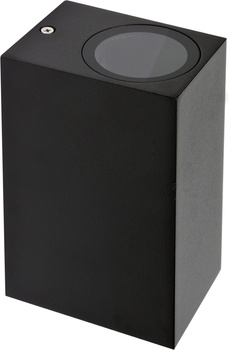 YATO LAMPA ŚCIENNA ZEW.CZARNA ALUM.2XGU10