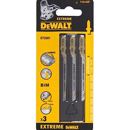 DEWALT BRZESZCZOT DO WYRZYNARKI  82,6x1,4mm T101AOF LAMINAT /3szt.