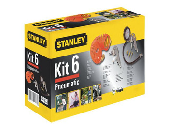 STANLEY ZESTAW NARZĘDZI PNEUMATYCZNYCH  6 elem.