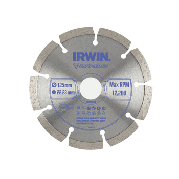 IRWIN TARCZA DIAMENTOWA 125mm x 22,23mm / SEGMENTOWA do betonu, cegły, granitu i marmuru
