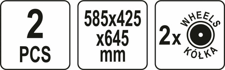 YATO ZESTAW SKRZYNEK 2szt. 42BP45B S1