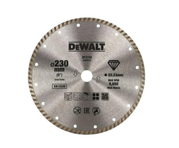 DEWALT TARCZA DIAMENTOWA 230x2,6x22,2mm TURBO