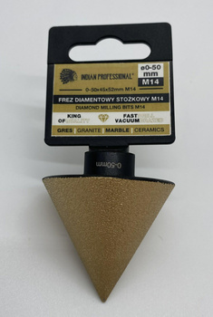 FREZ DIAMENTOWY STOŻKOWY M14 2-48mm /INDIAN PROFESSIONAL