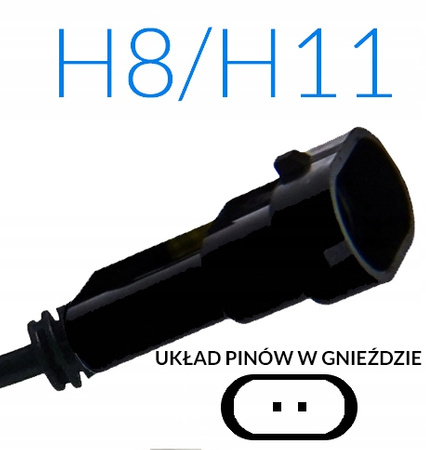 ŻARÓWKI LED H8 H11 DO SOCZEWEK MLSOH8 BIAŁA