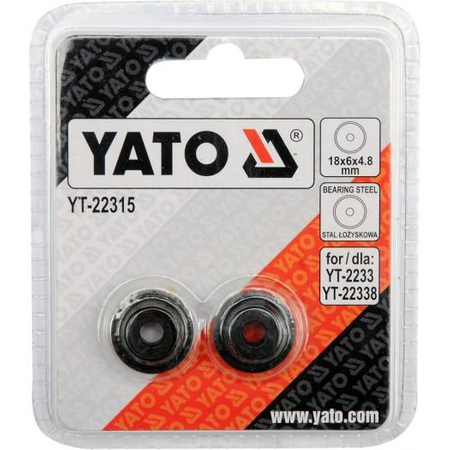 YATO KÓŁKO DO OBCINAKA DO RUR 18x4x4,8mm 2 szt. 22315 (do YT-22338)