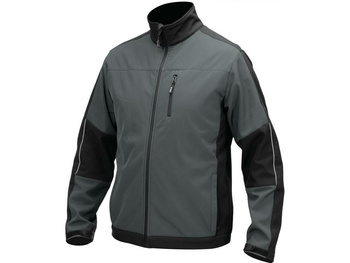 YATO KURTKA SOFTSHELL CZARNA-C. SZARA ROZM.XXXL