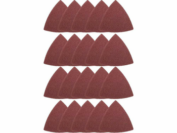 YATO PAPIER ŚCIERNY TRÓJKĄTNY 80mm 20szt.