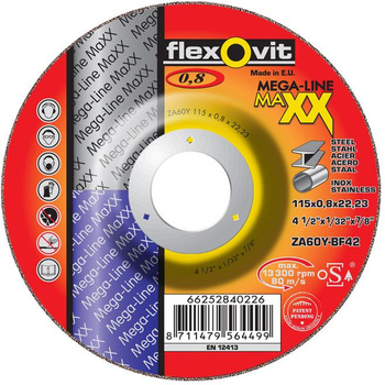 BETA TARCZA METAL 125 x 0,8 x 22,2mm INOX