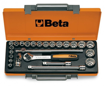 BETA ZESTAW NASADEK 1/2"38szt+AKCECORIA /920A/C33