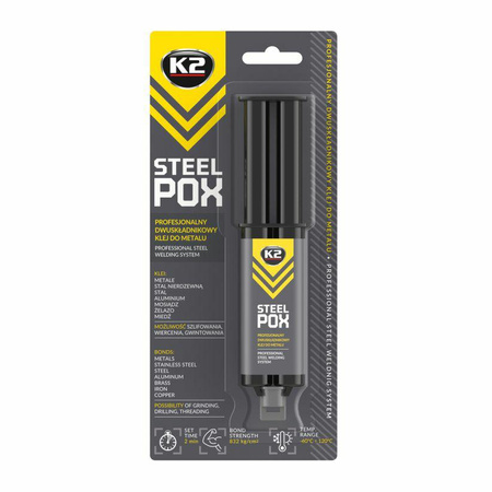 K2 KLEJ DO METALU PŁYNNY METAL  STEELPOX 25G