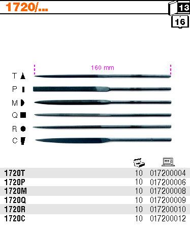 BETA PILNIK IGIEŁKOWY 160MM 1720R