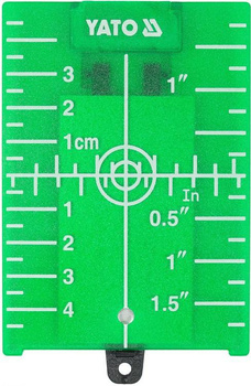 YATO PŁYTKA POZYCJONUJĄCA DO LASERA ZIELONEGO